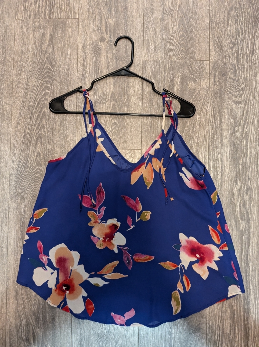 Sienna Sky Navy Floral Tie-Strap Cami